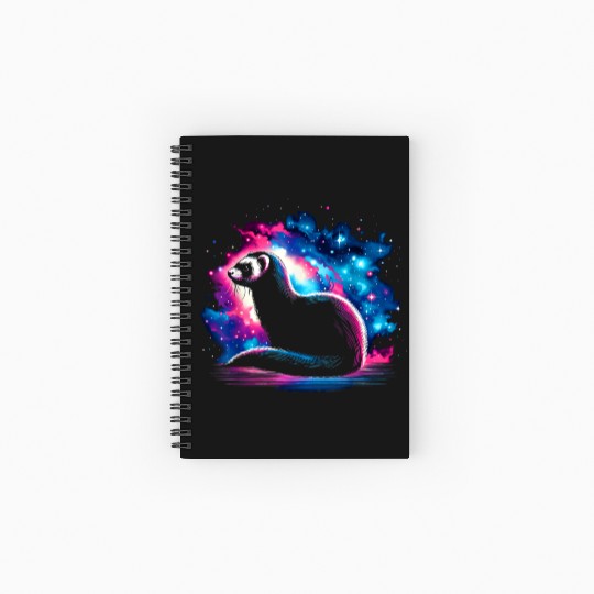 Cool Galaxy Graphic Space Art Spiral Notebooks   Ruled Line