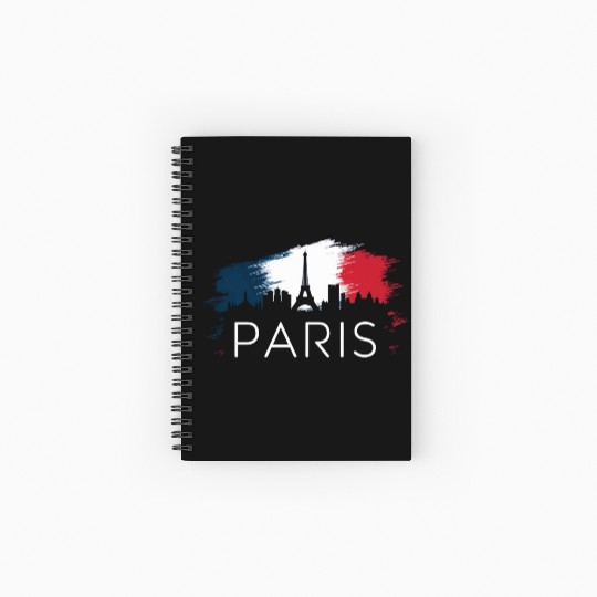 Paris Spiral Notebooks   Ruled Line by Independent Artist - Buy Online