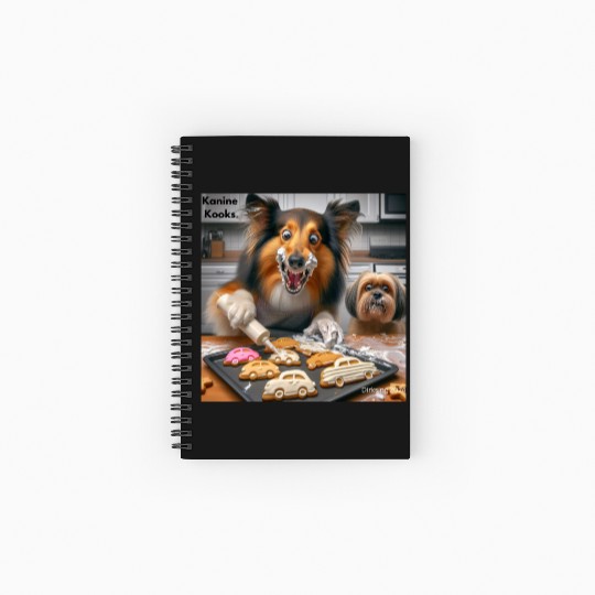 Cool and funny food dog Spiral Notebooks   Ruled Line