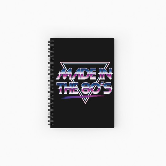 Made In The 80s Spiral Notebooks   Ruled Line