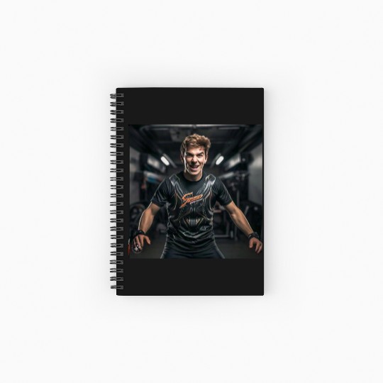 Unisex jersey Spiral Notebooks   Ruled Line