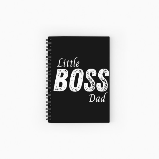 Little Boss Daddy Baby Children Toddler Boy Spiral Notebooks   Ruled Line