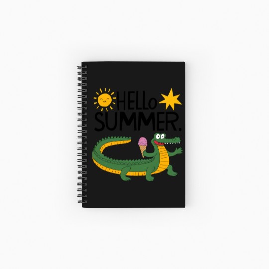 Hello Summer Spiral Notebooks   Ruled Line