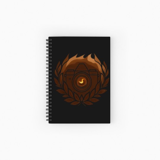 Logo for wedding videography company called Ember Spiral Notebooks   Ruled Line