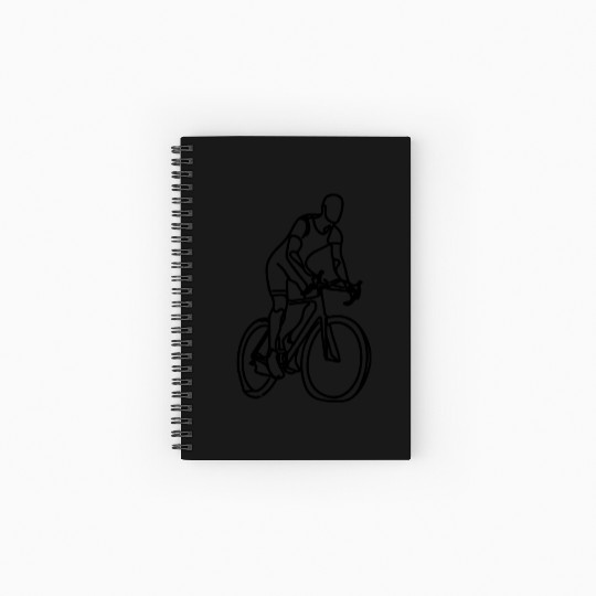 Cycling Graphic Spiral Notebooks   Ruled Line