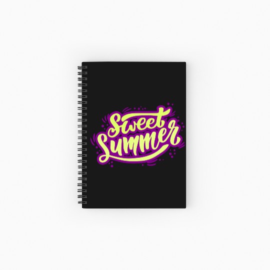 Sweet Summer Spiral Notebooks   Ruled Line