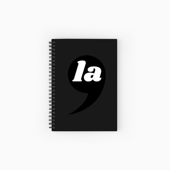 comma la Kamala harris Spiral Notebooks   Ruled Line