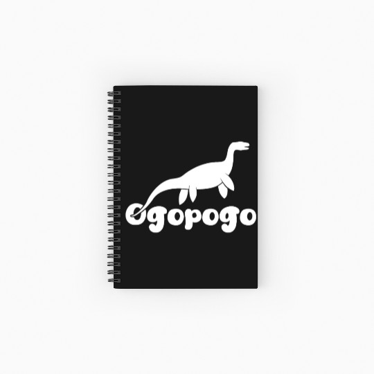 Ogopogo Cute Lake Monster Cryptid Spiral Notebooks   Ruled Line