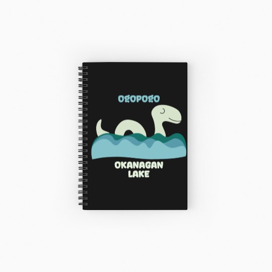 Ogopogo Okanagan Lake Monster Cryptid Spiral Notebooks   Ruled Line