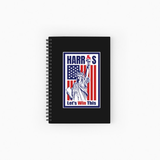 Kamala Harris 2024 Presidential Election Edition Spiral Notebooks   Ruled Line