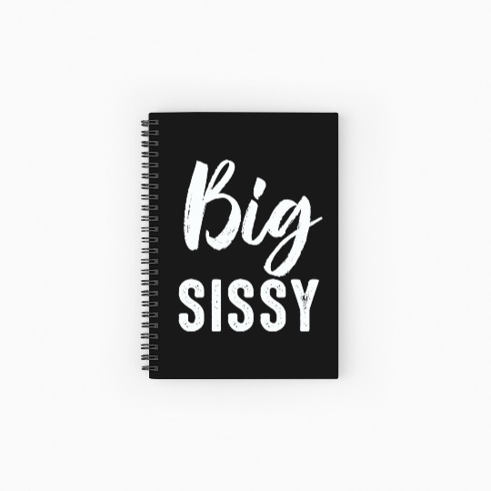 Big Sissy Spiral Notebooks   Ruled Line