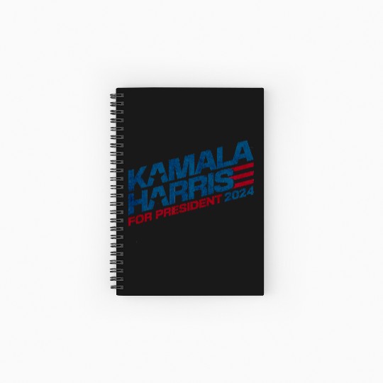 Kamala Harris 2024 For President Election Campaign Spiral Notebooks   Ruled Line