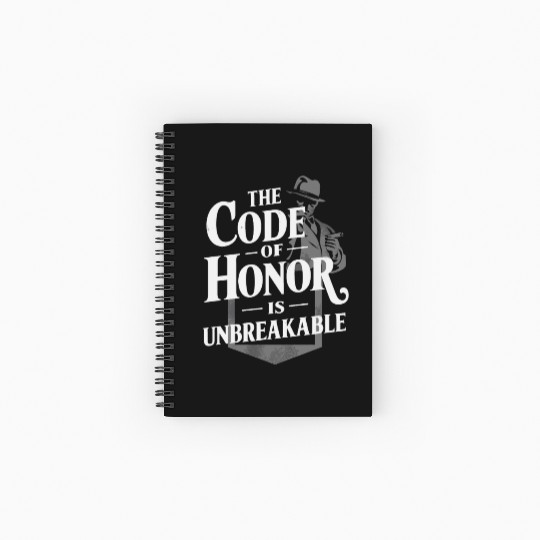 Mobster Gangster Mafia Organized Crime Boss Spiral Notebooks   Ruled Line