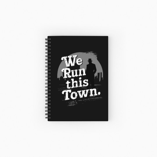 Mobster Gangster Mafia Organized Crime Boss Spiral Notebooks   Ruled Line