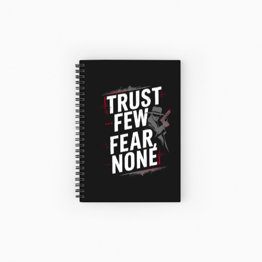 Mobster Gangster Mafia Organized Crime Boss Spiral Notebooks   Ruled Line