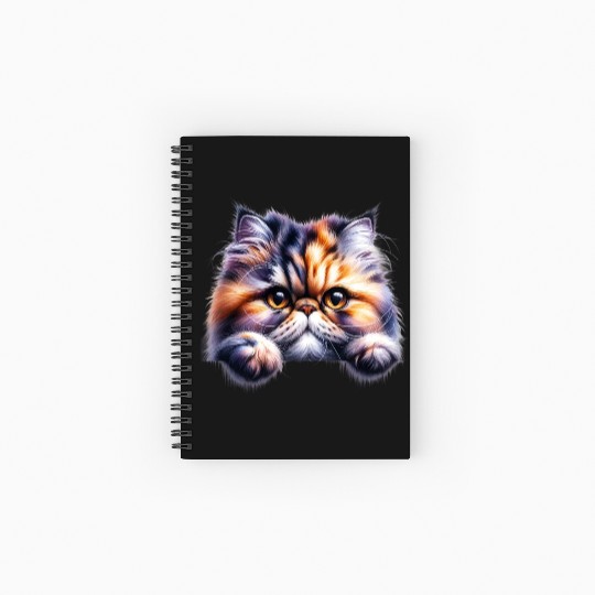 Persian cat Spiral Notebooks   Ruled Line