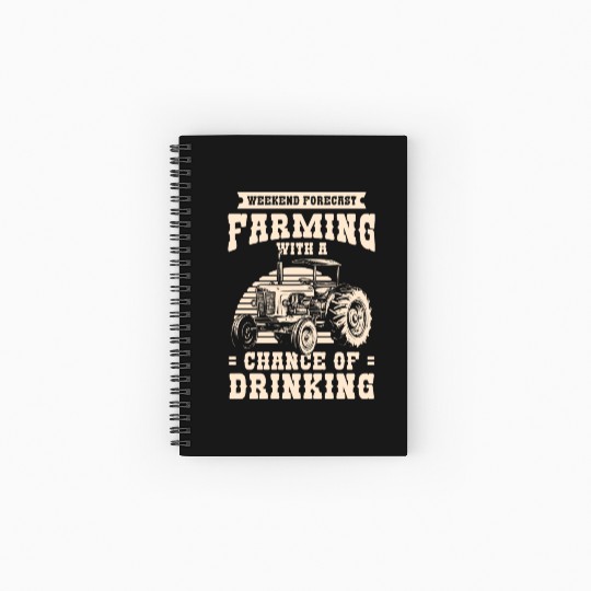 Farmer Demonstrating Harvest Spiral Notebooks   Ruled Line