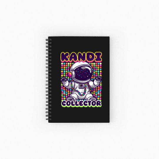 EDM Festival Kandi Collector Spiral Notebooks   Ruled Line