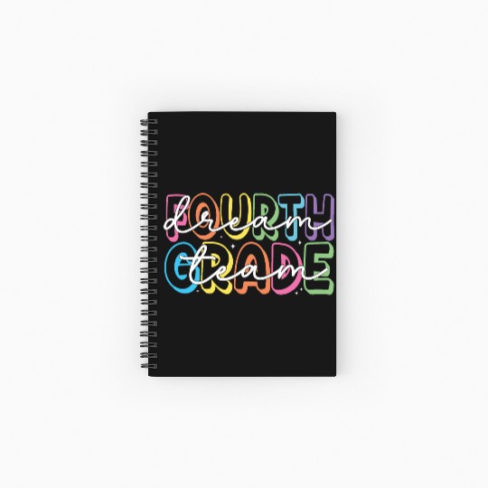 Fourth Grade Dream Team 4th Grade Teacher Spiral Notebooks   Ruled Line