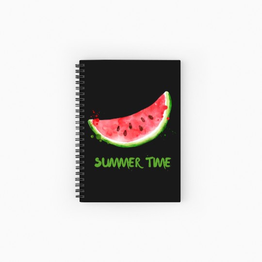 Summer Time Spiral Notebooks   Ruled Line
