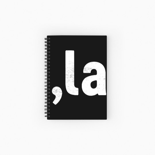 Kamala Comma La Harris White Election 2024 Retro Spiral Notebooks   Ruled Line