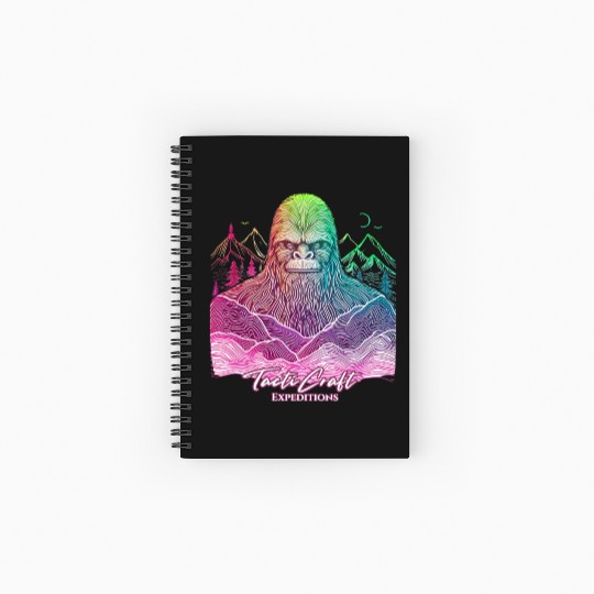 Squatch terrain expeditions Spiral Notebooks   Ruled Line