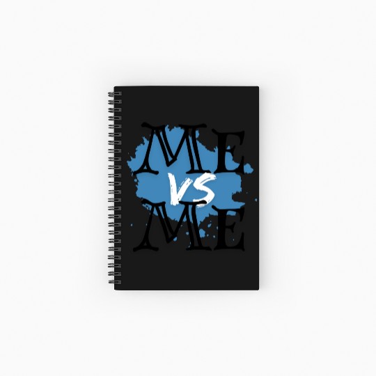 Me Vs Me! Spiral Notebooks   Ruled Line