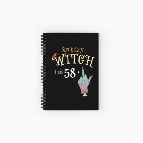 Yes It's My Birthday - 59th Birthday Witch Funny Spiral Notebooks   Ruled Line