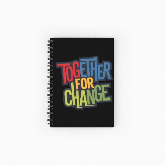 Together for Change US President Election 2024 Spiral Notebooks   Ruled Line
