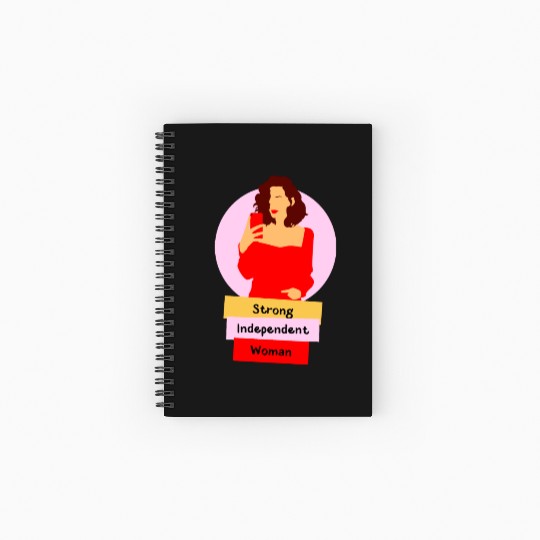 this is what a strong, Independent women looks lik Spiral Notebooks   Ruled Line