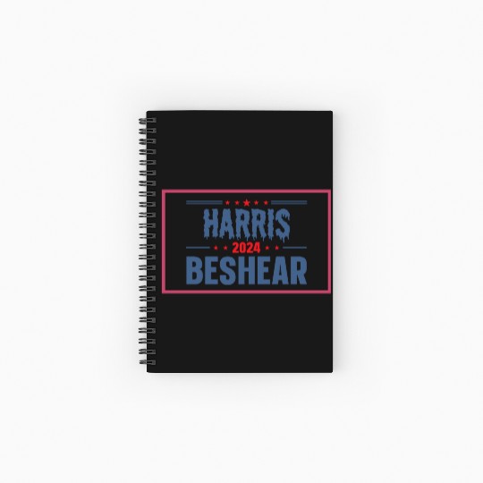 Kamala Harris 2024 for President Vote Tim Walz Spiral Notebooks   Ruled Line
