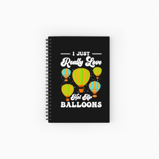Hot Air Balloon Company Driving Adventure Spiral Notebooks   Ruled Line