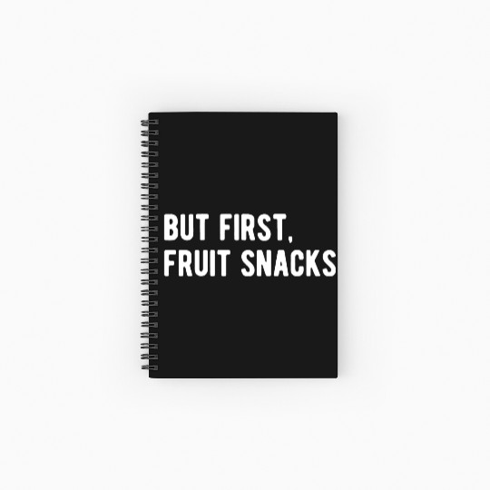 But First Fruit Snacks Spiral Notebooks   Ruled Line