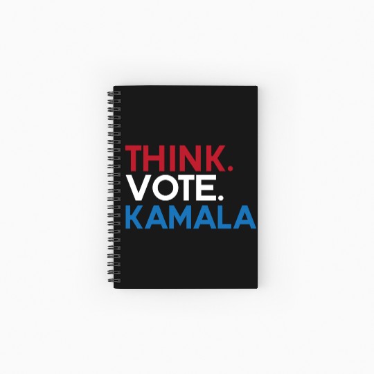 Kamala Harris 2024 for President Vote Tim Walz Spiral Notebooks   Ruled Line