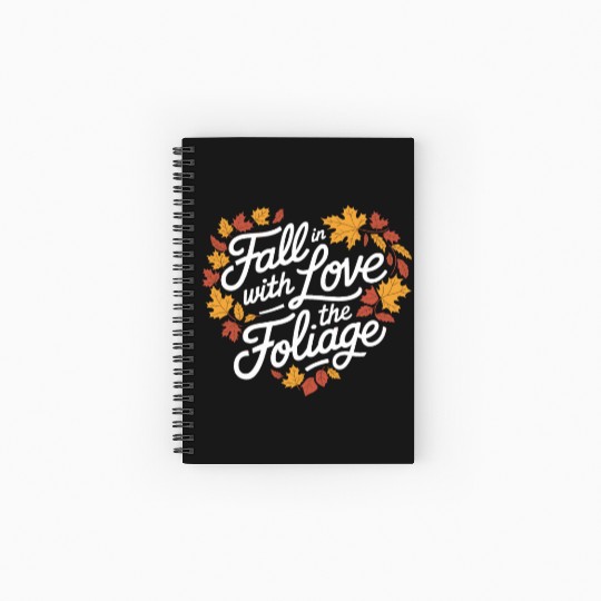 Autumn Foliage Exploration for Nature Lovers and Spiral Notebooks   Ruled Line
