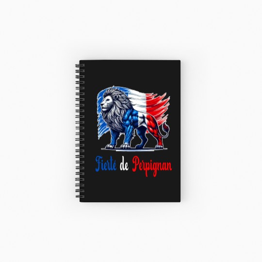The pride of Perpignan flag design Spiral Notebooks   Ruled Line