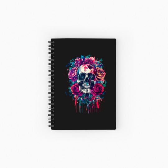 Santa Muerte - Mexican Folk Culture Saint Spiral Notebooks   Ruled Line