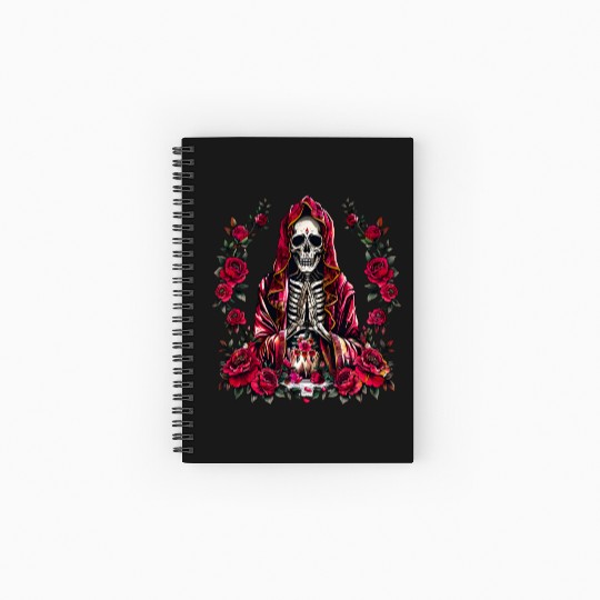 la Santa Muerte Saint Death Spiral Notebooks   Ruled Line