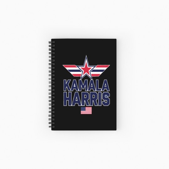 Support kamala harris Spiral Notebooks   Ruled Line