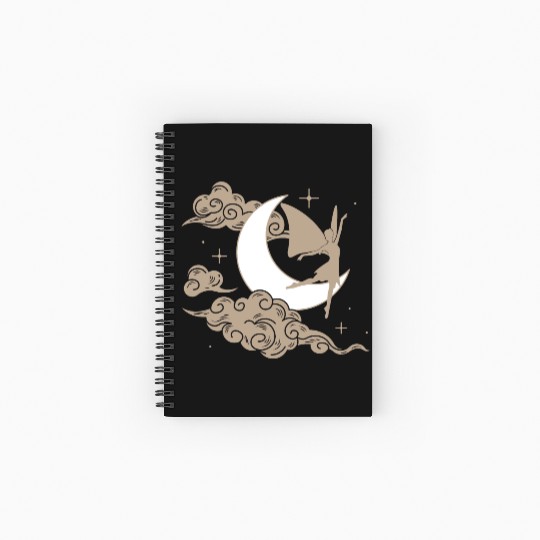 Spread Your Wings in the Air Celestial Angles Spiral Notebooks   Ruled Line