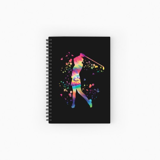 Golfer Colorsplash Kids Miniature Golf Spiral Notebooks   Ruled Line
