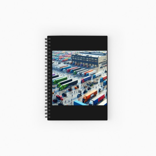 Big Trucking Company Spiral Notebooks   Ruled Line