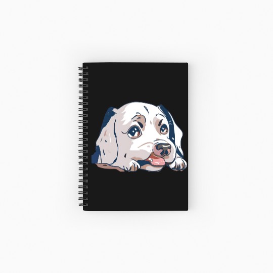 A Cute Puppy Spiral Notebooks   Ruled Line