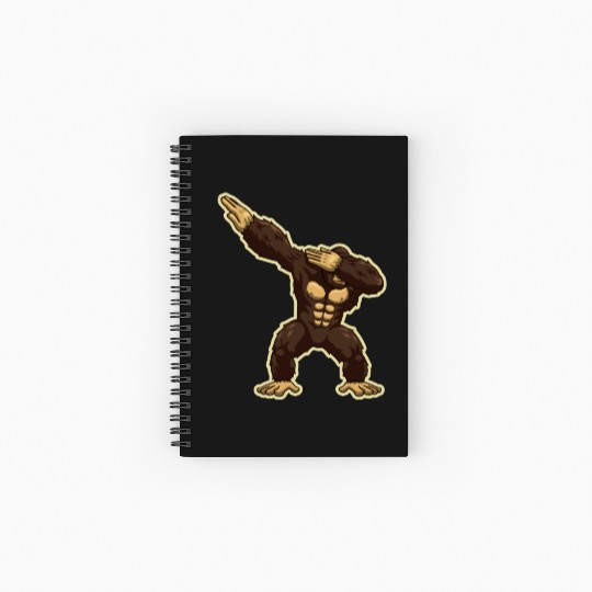 Monkey Chimpanzee Gorilla Dabbing Ape Spiral Notebooks   Ruled Line