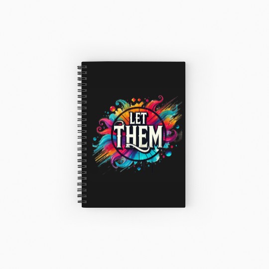 Wellness Collection - Let Them Spiral Notebooks   Ruled Line