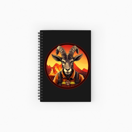 Fireman Capricorn Spiral Notebooks   Ruled Line