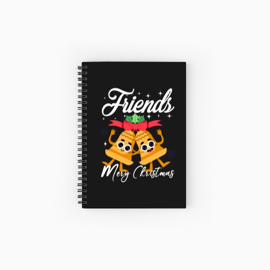 Best Friends Christmas Spiral Notebooks   Ruled Line