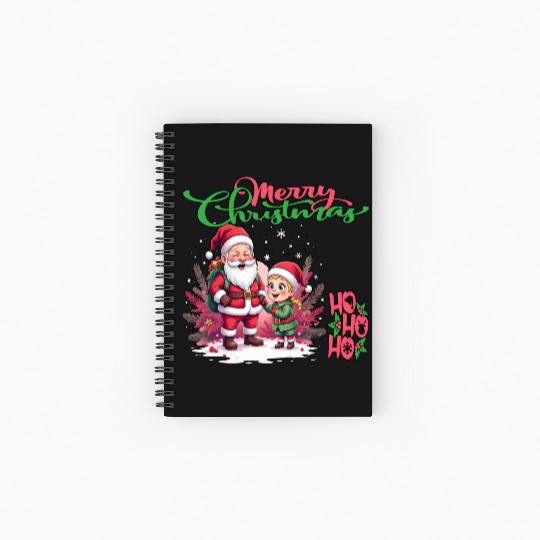merry christmas Spiral Notebooks   Ruled Line