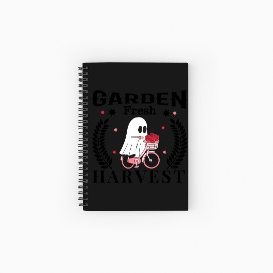Garden Fresh Harvest, Flowers Harvest Design Spiral Notebooks   Ruled Line