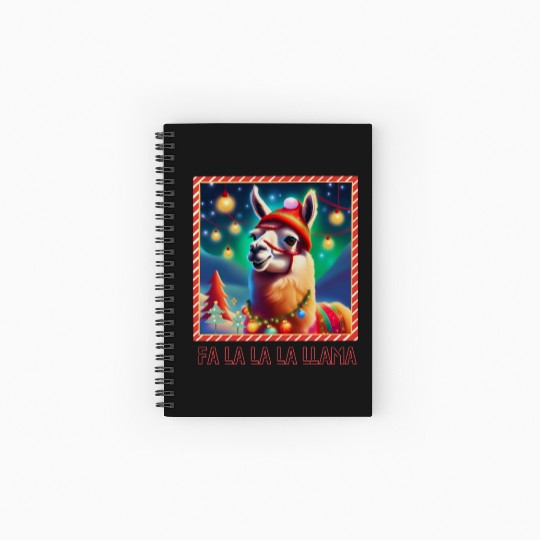 Fa La La La LLama Spiral Notebooks   Ruled Line